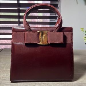 Salvatore Ferragamo Vara Handbag Vintage